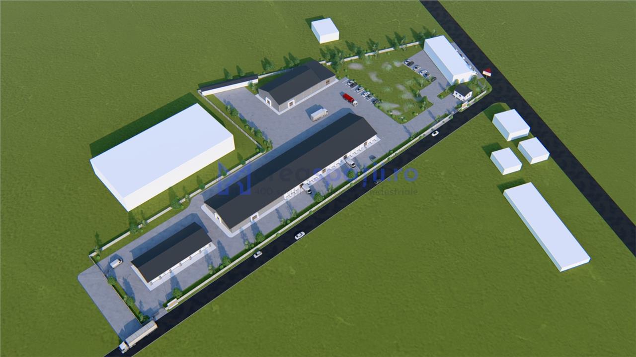 Hale, spatii comerciale de inchiriat, Tg. Neamt, 2001200mp, DN15B, Lukoil