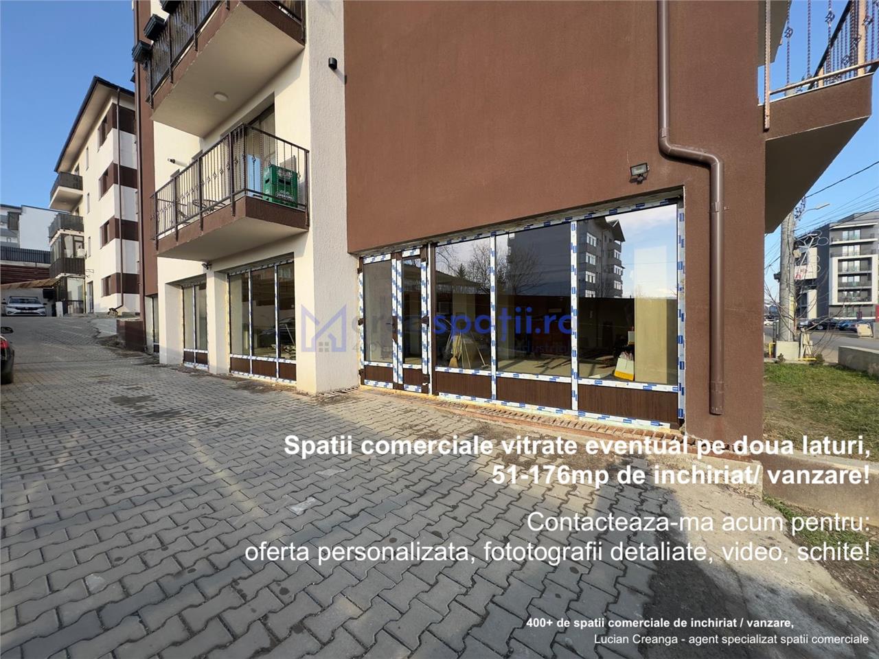 Spatiu comercial de la 51mp la 176mp, Visani, Sf. Ilie