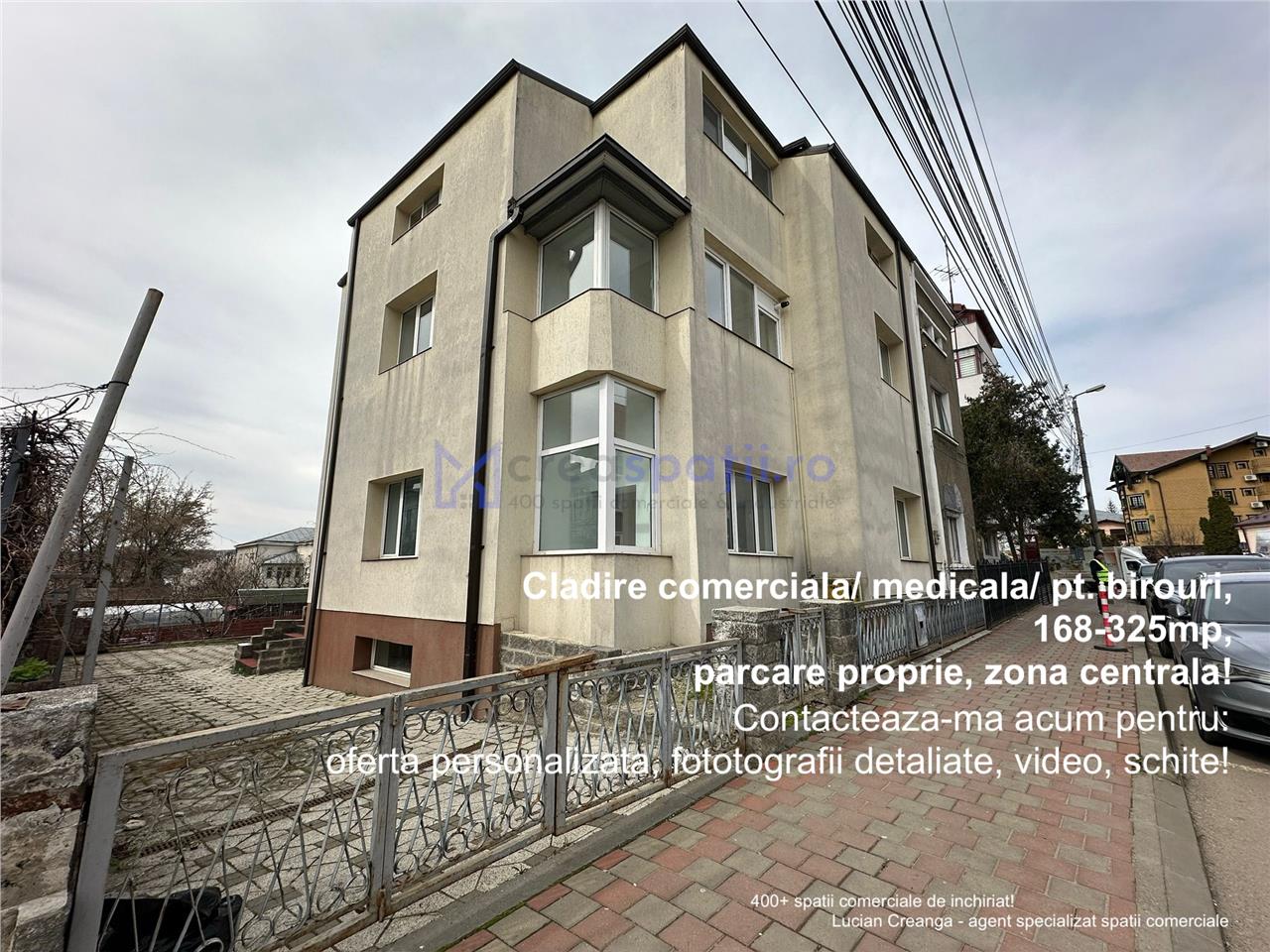 Cladire de la 168mp la 325mp, parcare, Iasi centru, C. Negruzzi