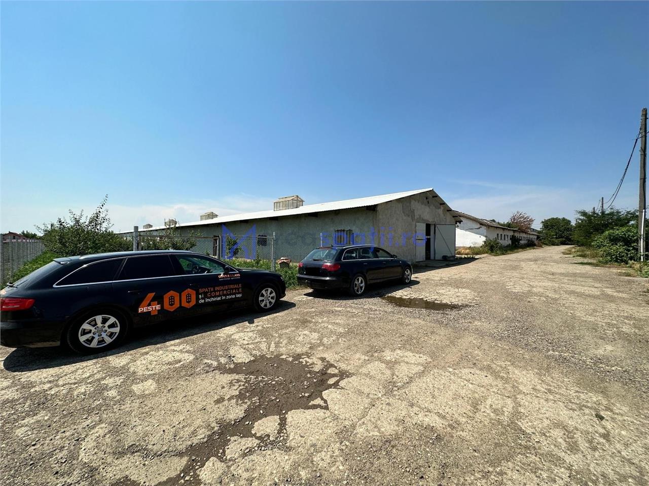 Hale pentru productie in Popricani  str. Principala 14, 1100mp