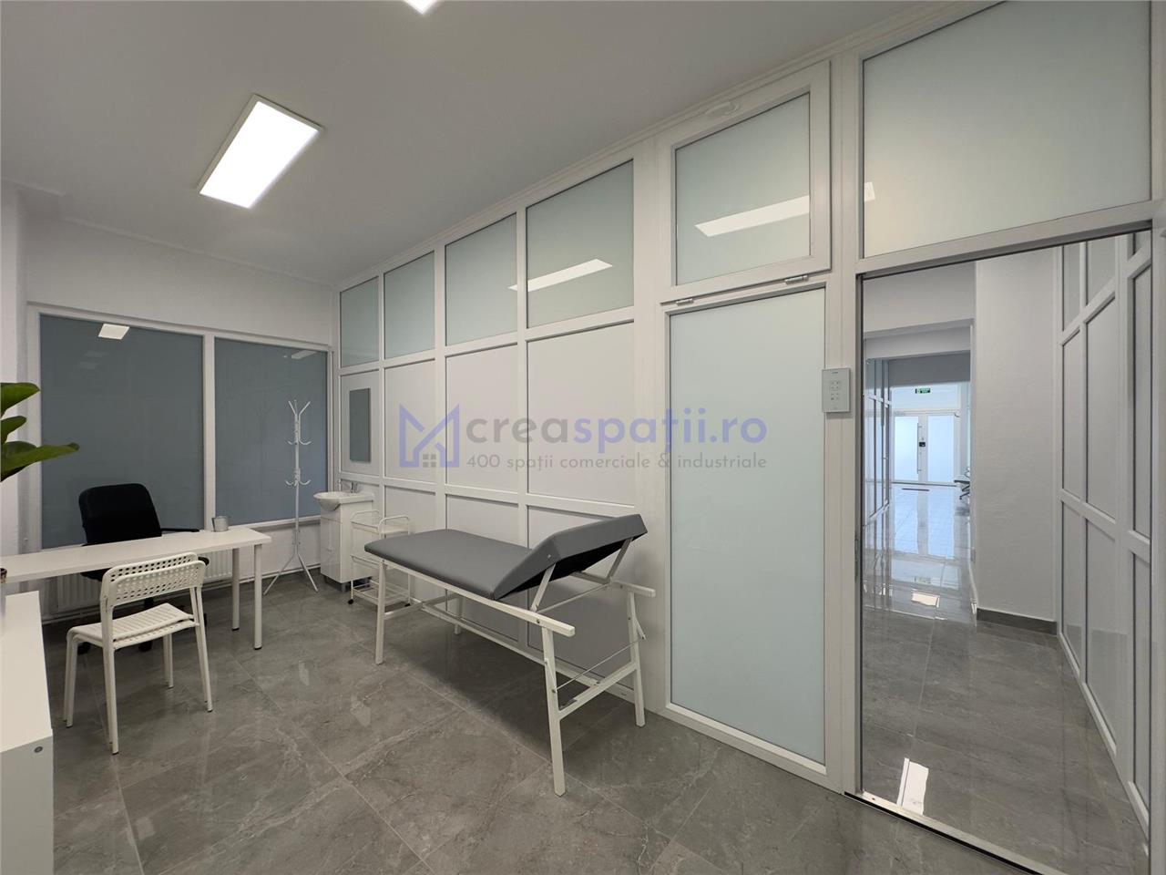 Spatiu clinica  8 cabinete noi  200mp, Centrul Civic Iasi