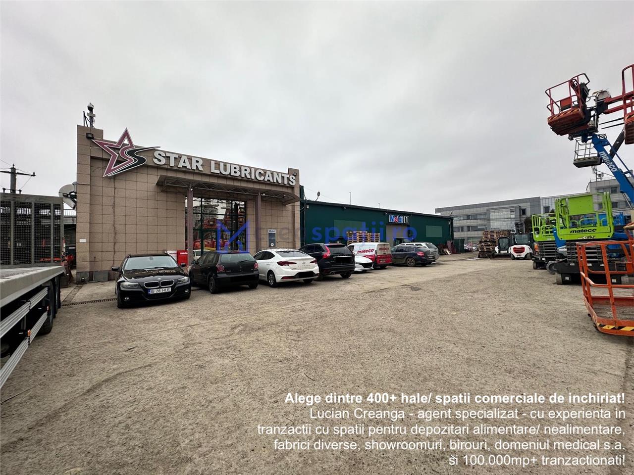 Spatiu 835mp, teren 2758mp, rond Mall Moldova