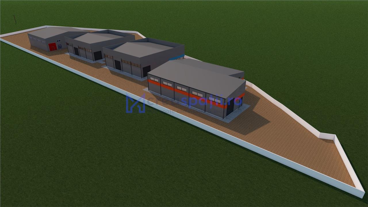 Hala/ showroom la centura Iasi, 300mp, Rond Uricani