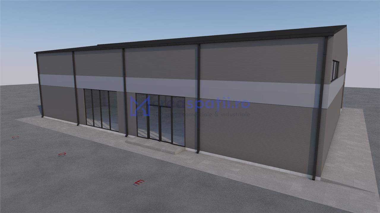 Hala/ showroom la centura Iasi, 300mp, Rond Uricani