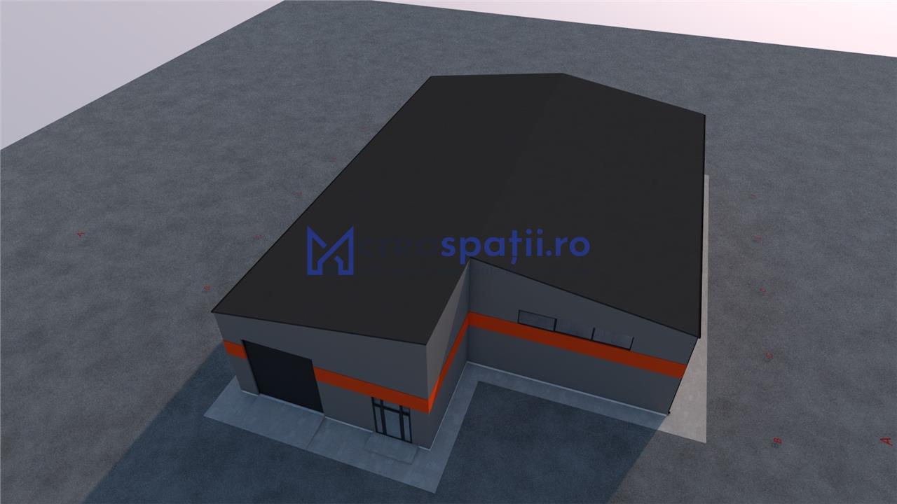 Hala/ showroom la centura Iasi, 300mp, Rond Uricani