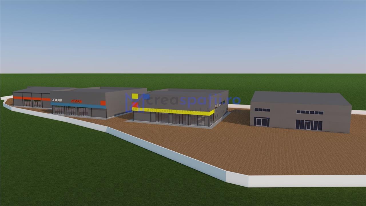 Hala/ showroom la centura Iasi, 300mp, Rond Uricani
