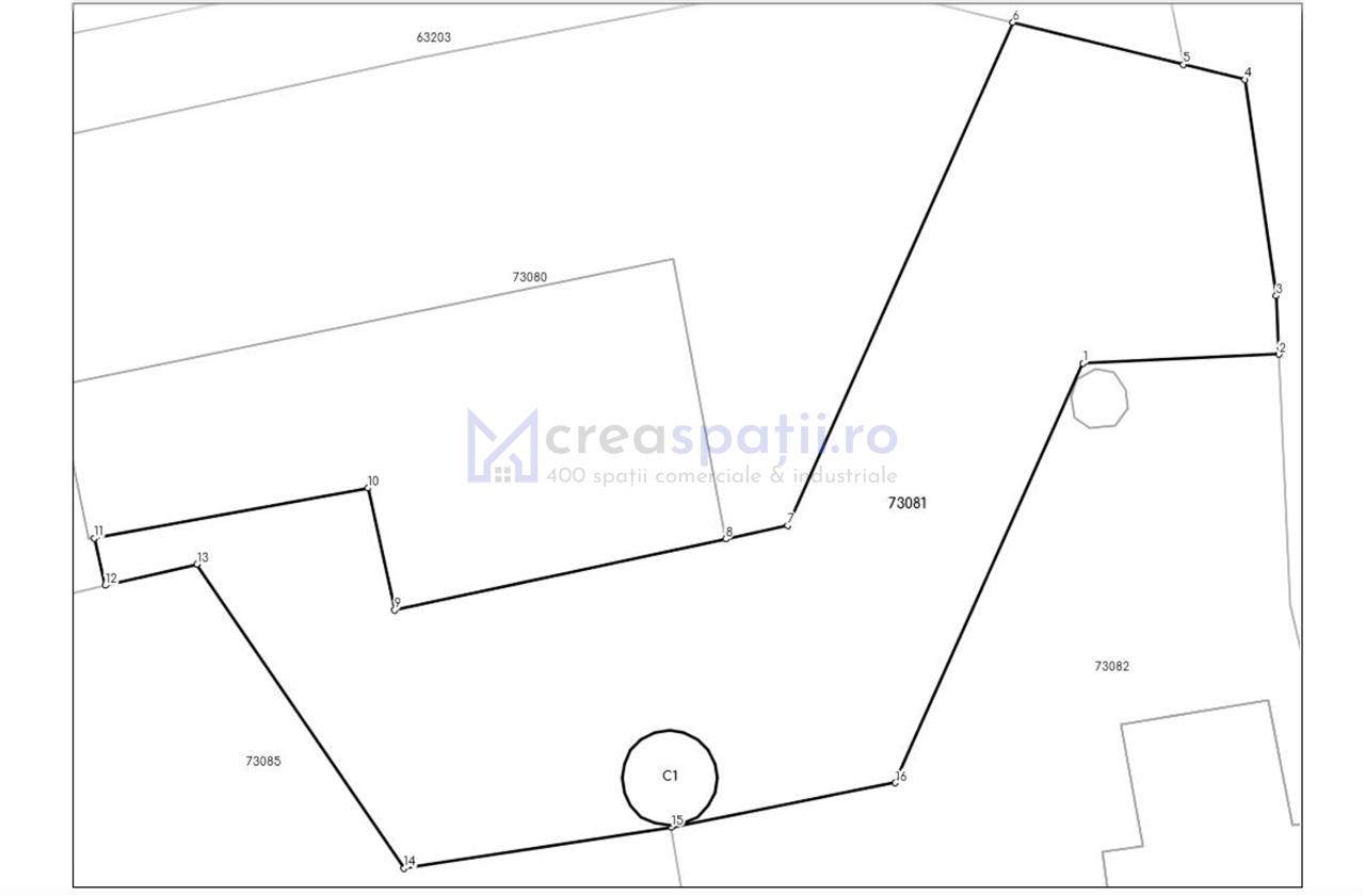 Spatiu versatil 296mp, teren 1766mp, Visan