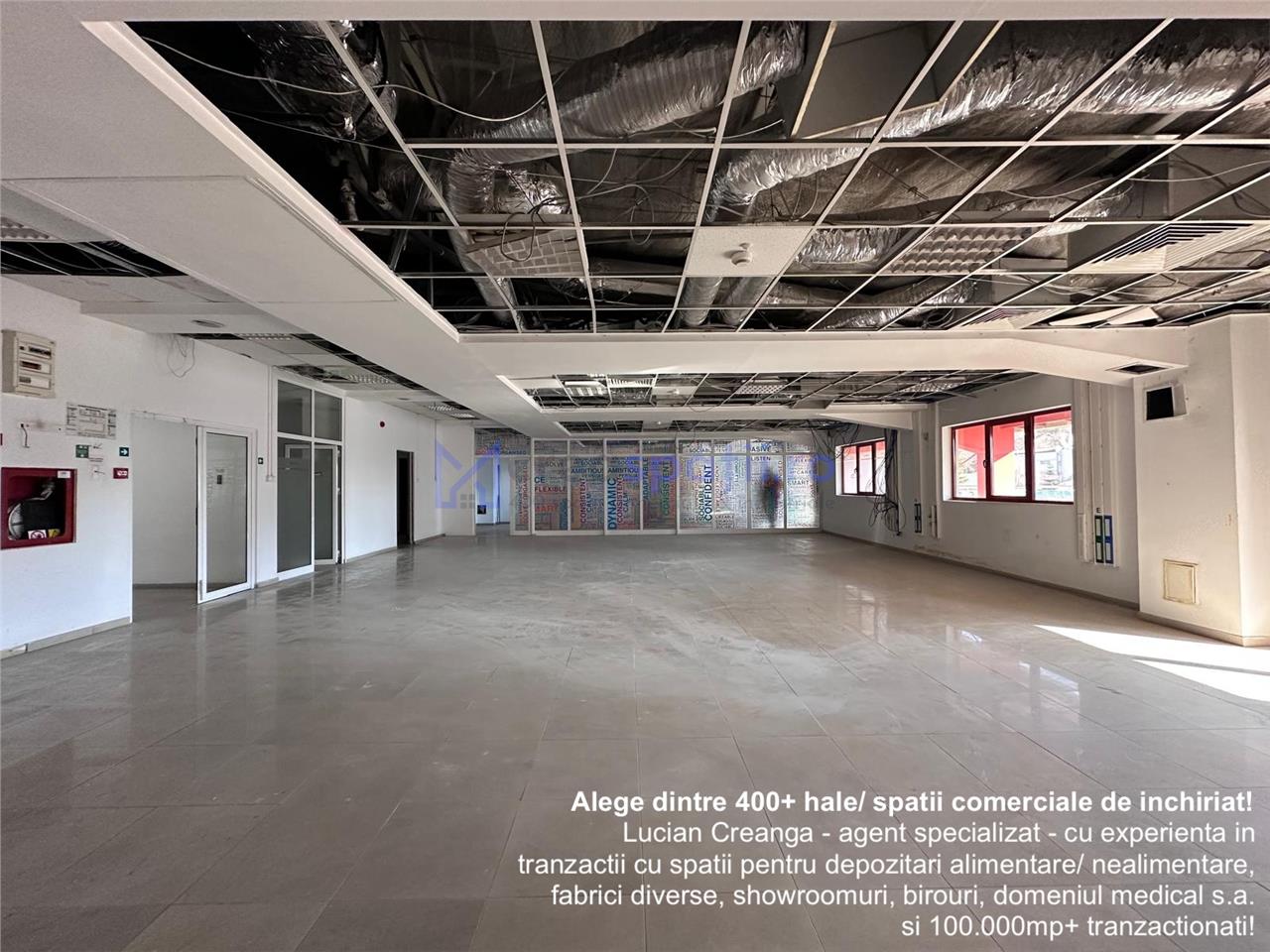 Spatiu birouri, medical, sport, de la 150mp la 302mp, zona Rompetrol Canta