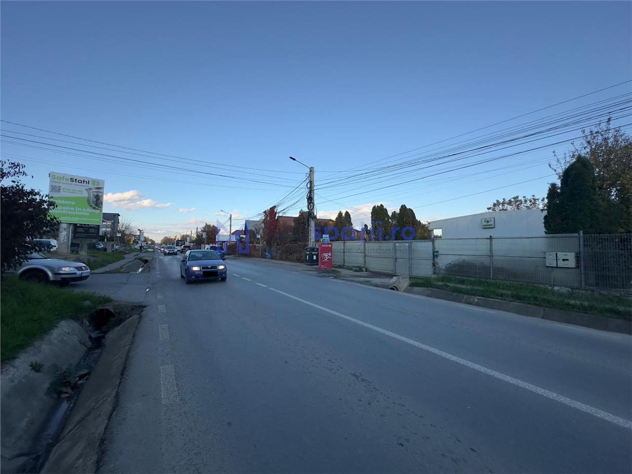 Spatiu/ hala langa intersectie cu Mega Image  sos. Nicolina