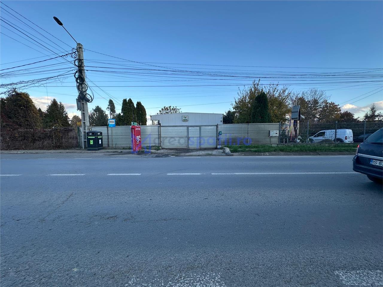 Spatiu/ hala langa intersectie cu Mega Image  sos. Nicolina