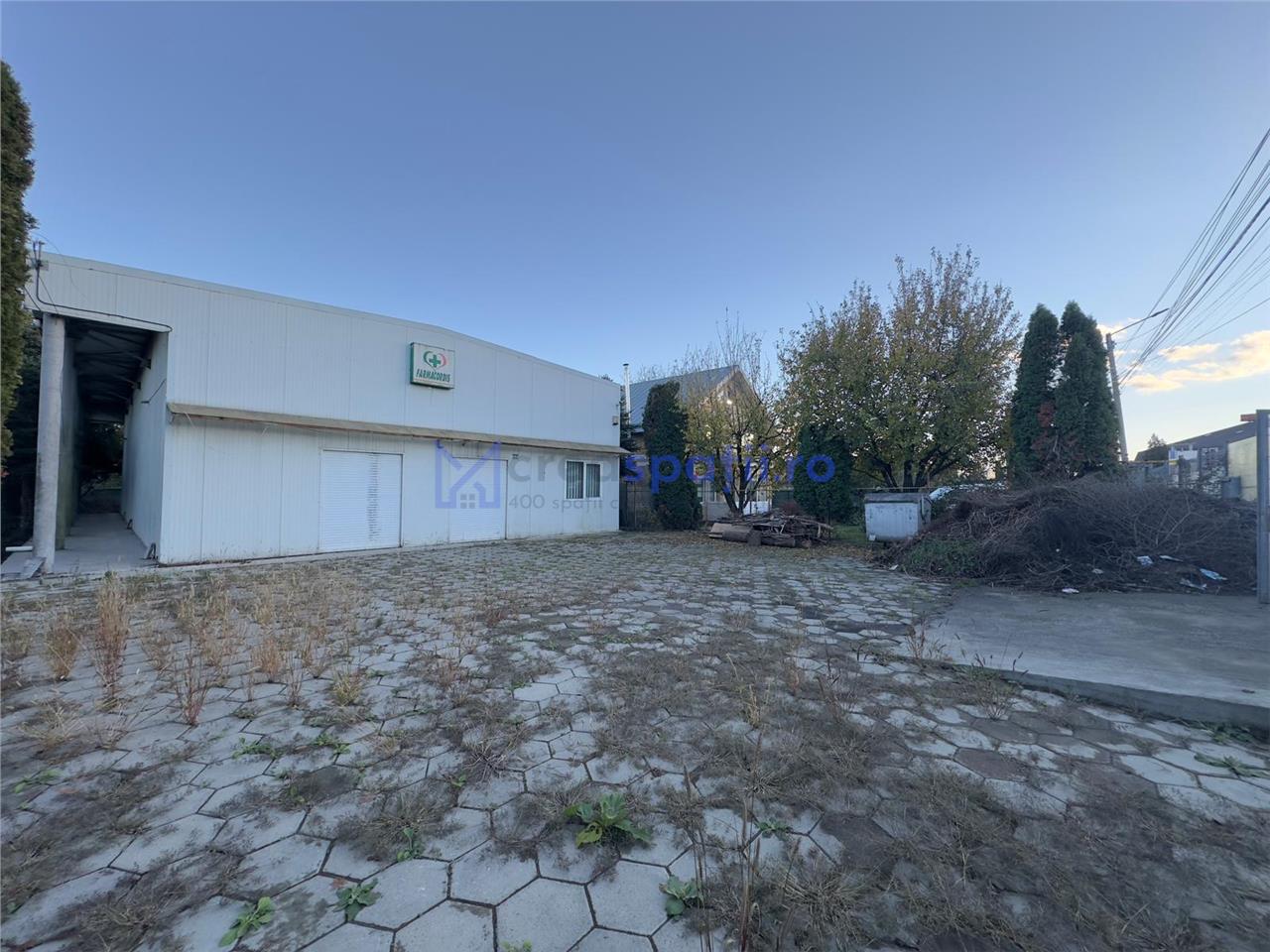 Spatiu/ hala langa intersectie cu Mega Image  sos. Nicolina
