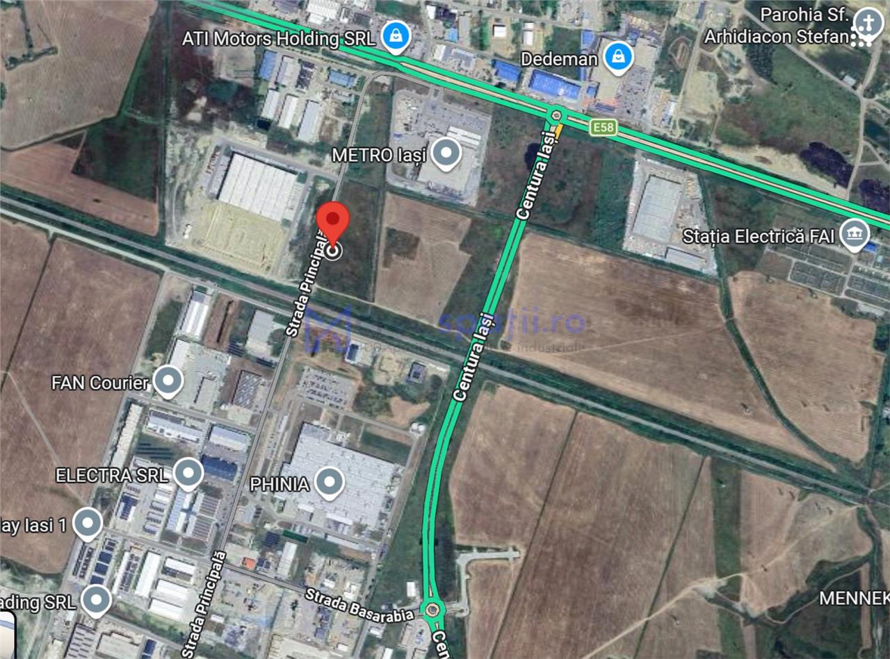 Teren industrial, de la 3000mp la 7000mp, in spate la Metro