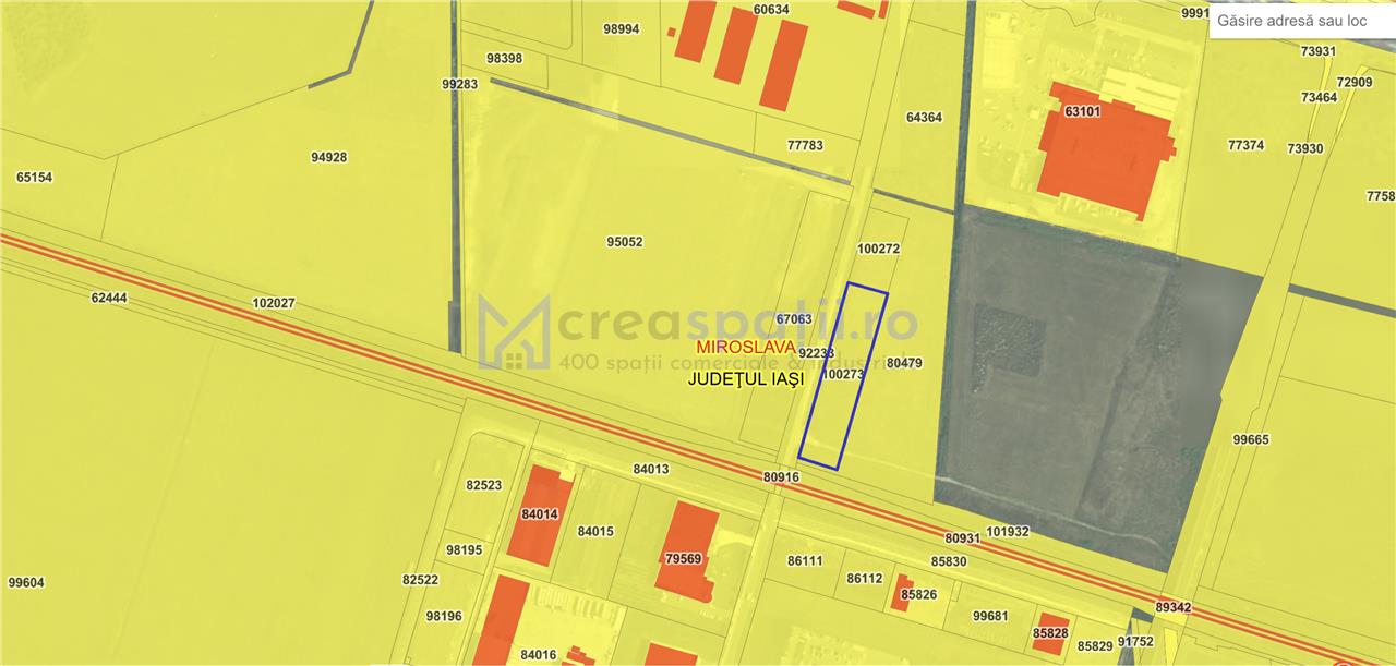 Teren industrial, de la 3000mp la 7000mp, in spate la Metro