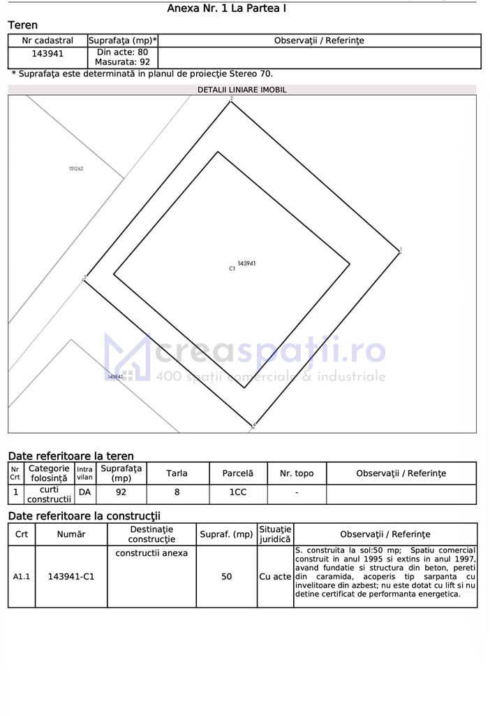 Spatiu de la 20mp la 50mp, zona intersectia Poitiers, Bucium, Trei Fantani