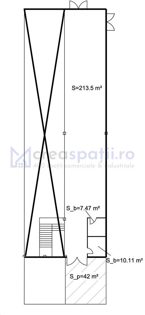 Hala/ showroom, 231mp, zona Carrefour Felicia, Kaufland