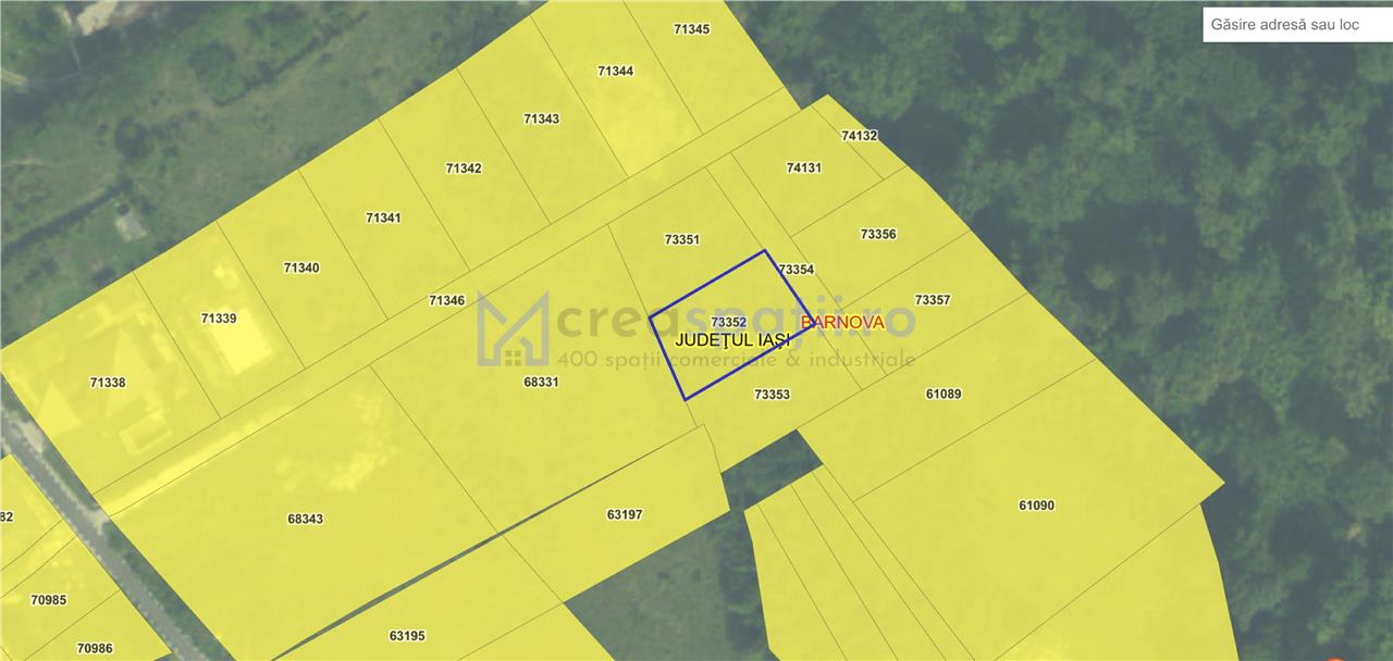 Teren parcele, de la 748mp la 3024mp, Barnova Sf. Ap. Petru