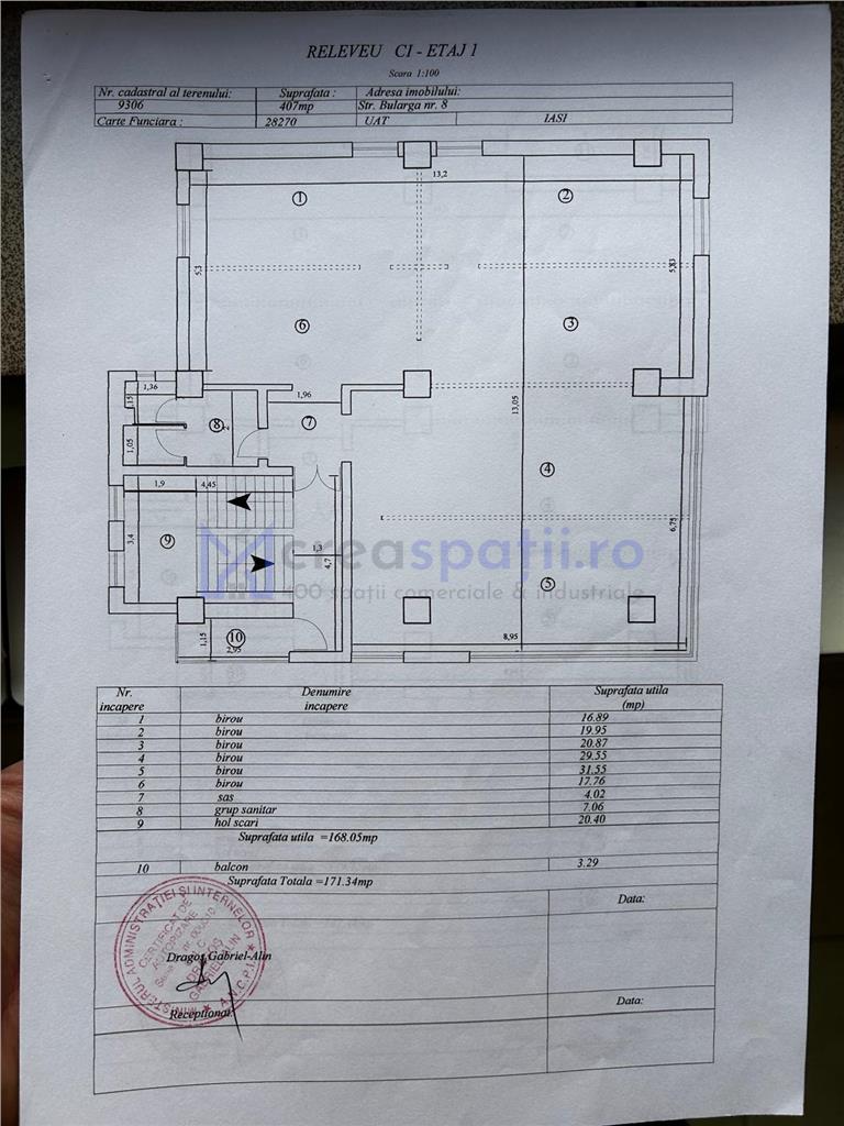 Cladire de la 600mp la 1000mp, zona Jumbo