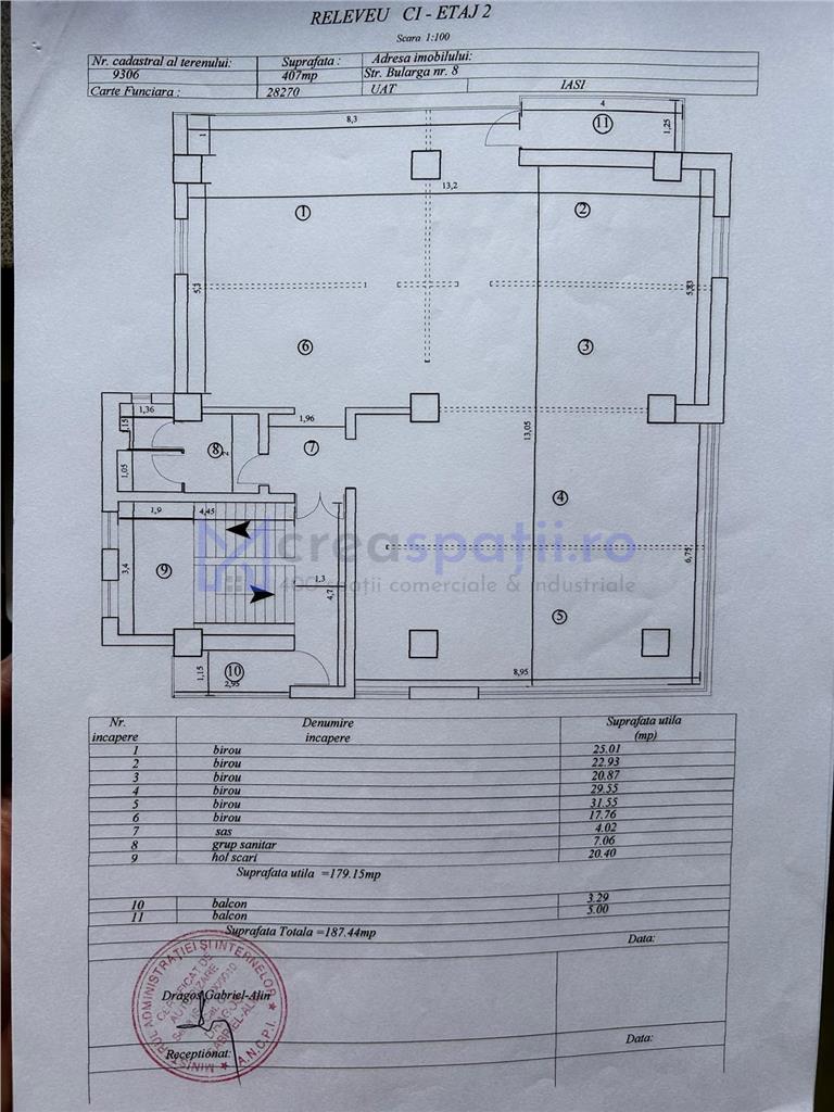 Cladire de la 600mp la 1000mp, zona Jumbo