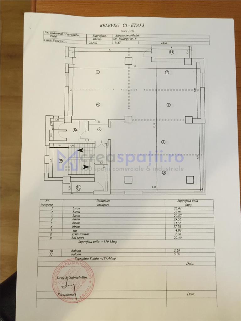 Cladire de la 600mp la 1000mp, zona Jumbo