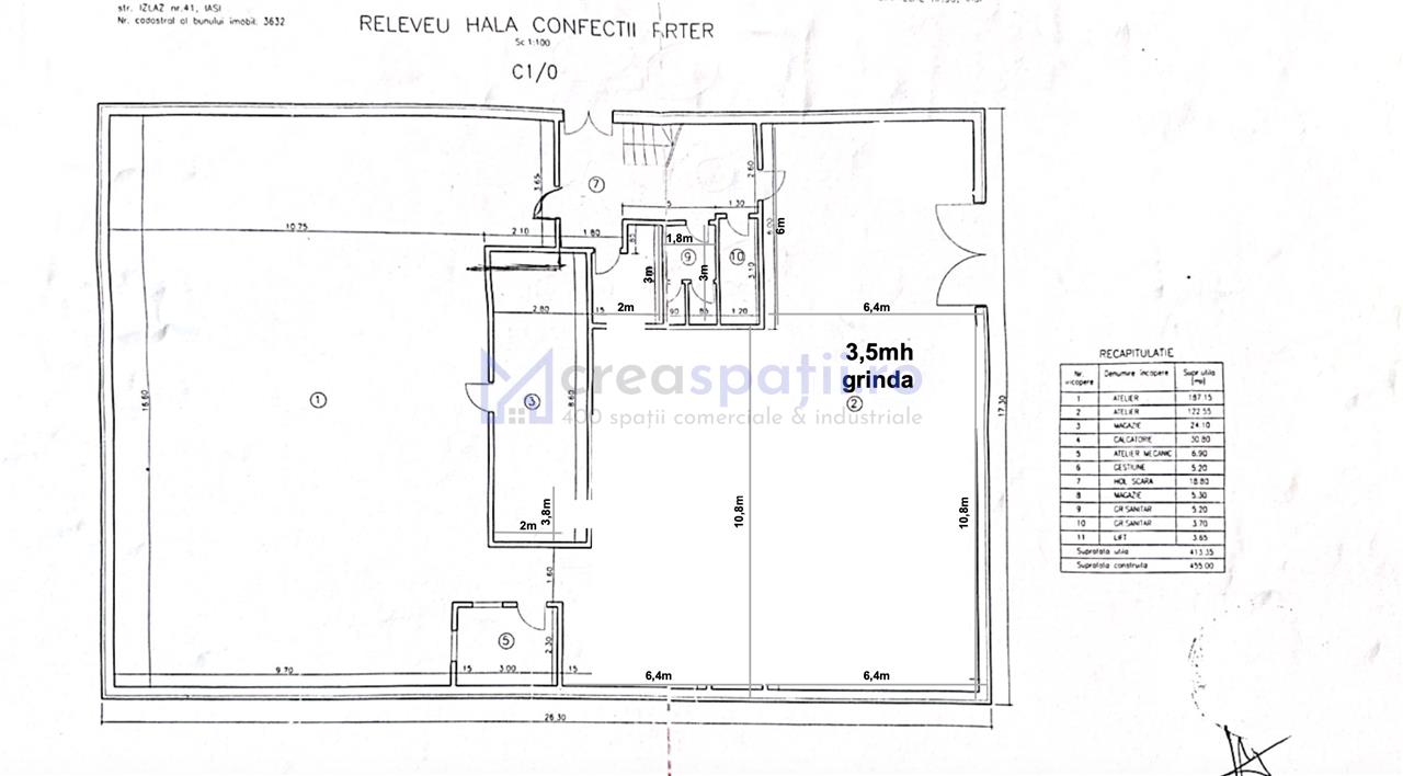 Cladire 1000mp, intre Leroy Merlin si Carrefour
