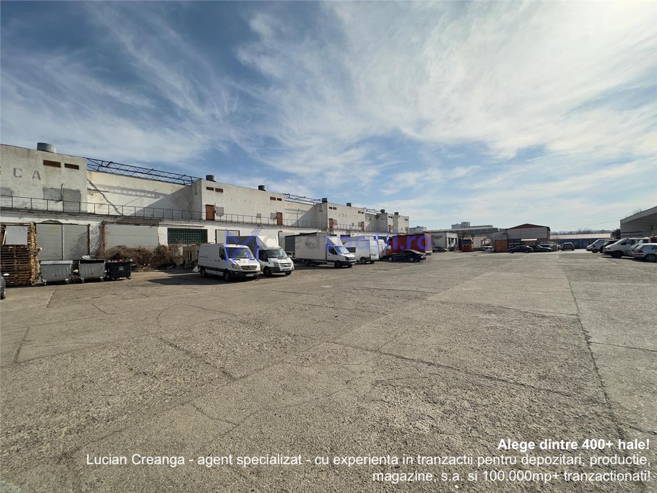Hala depozitare cu rampă, de la 800mp la 2000mp, bld. Metalurgiei, Iași