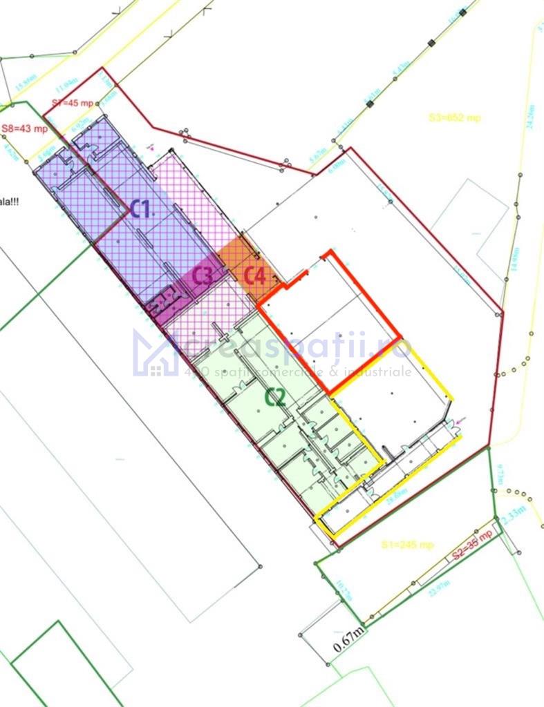 Spatiu, depozit s.a., 195mp, Copou zona ISU