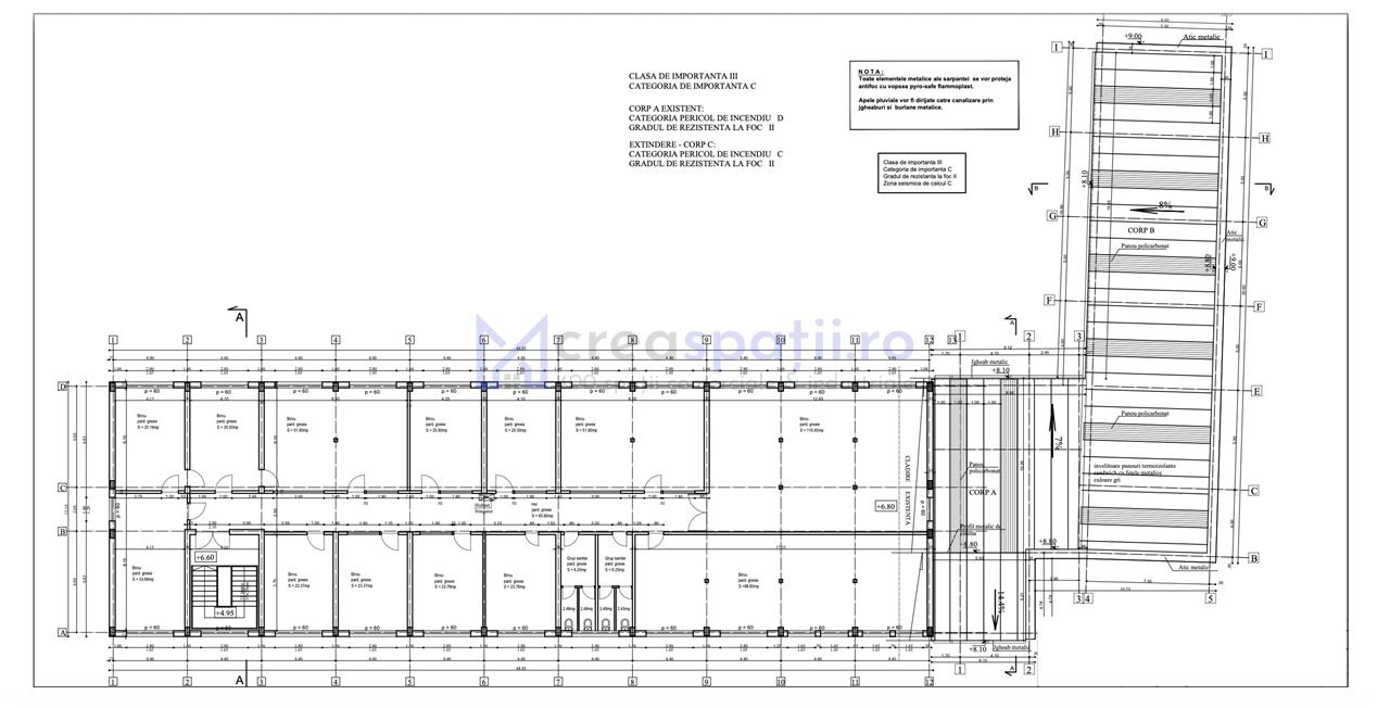 Spatii diverse sau 700mp, in spate la Iulius Mall