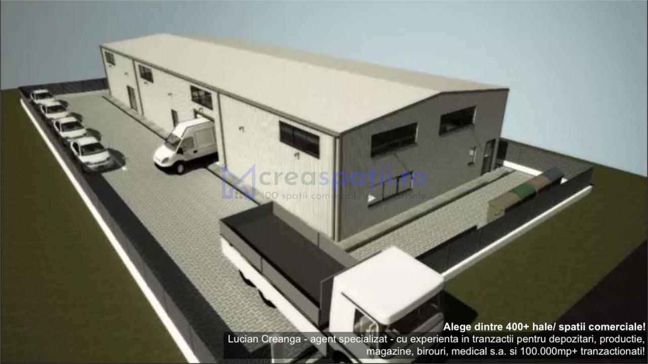 Hala noua cu/ fara chirias, 510mp, Letcani