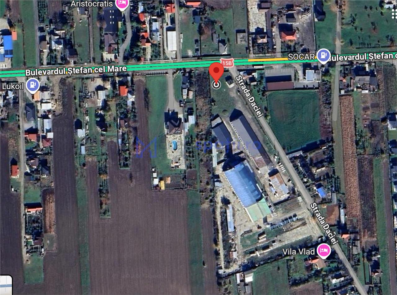 Teren depozitare, showroom, de la 200mp la 2000mp, zona Lukoil, Socar