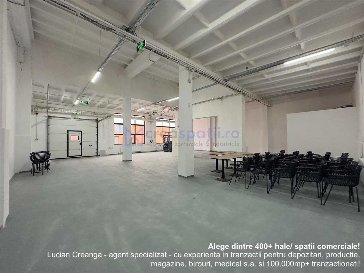 Depozit, productie, showroom, de la 64mp la 193mp, zona Romstal