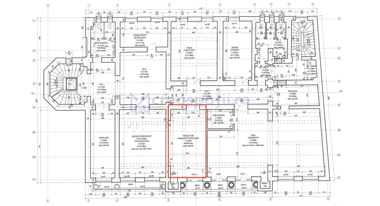 Spatiu birou ultracentral Iasi, 36mp, Cuza Voda