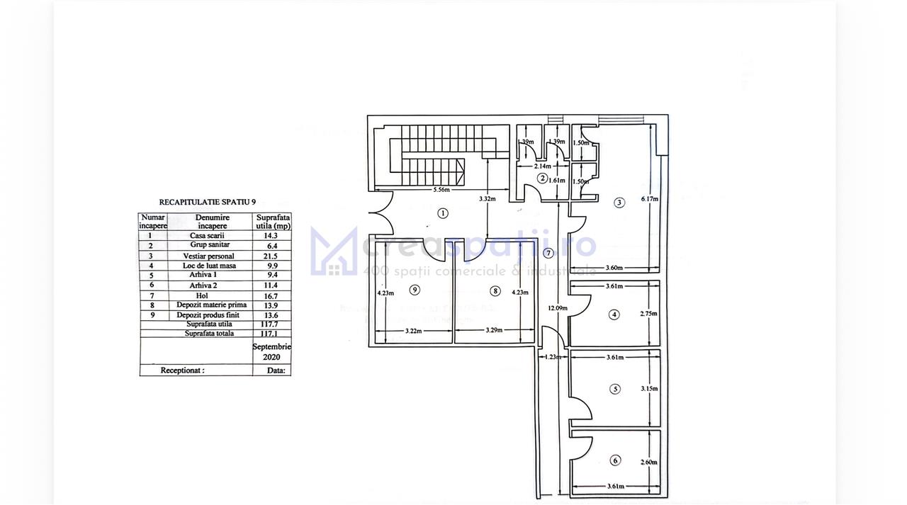 Spatiu birouri ieftine Iasi, 117mp, zona Metalurgie