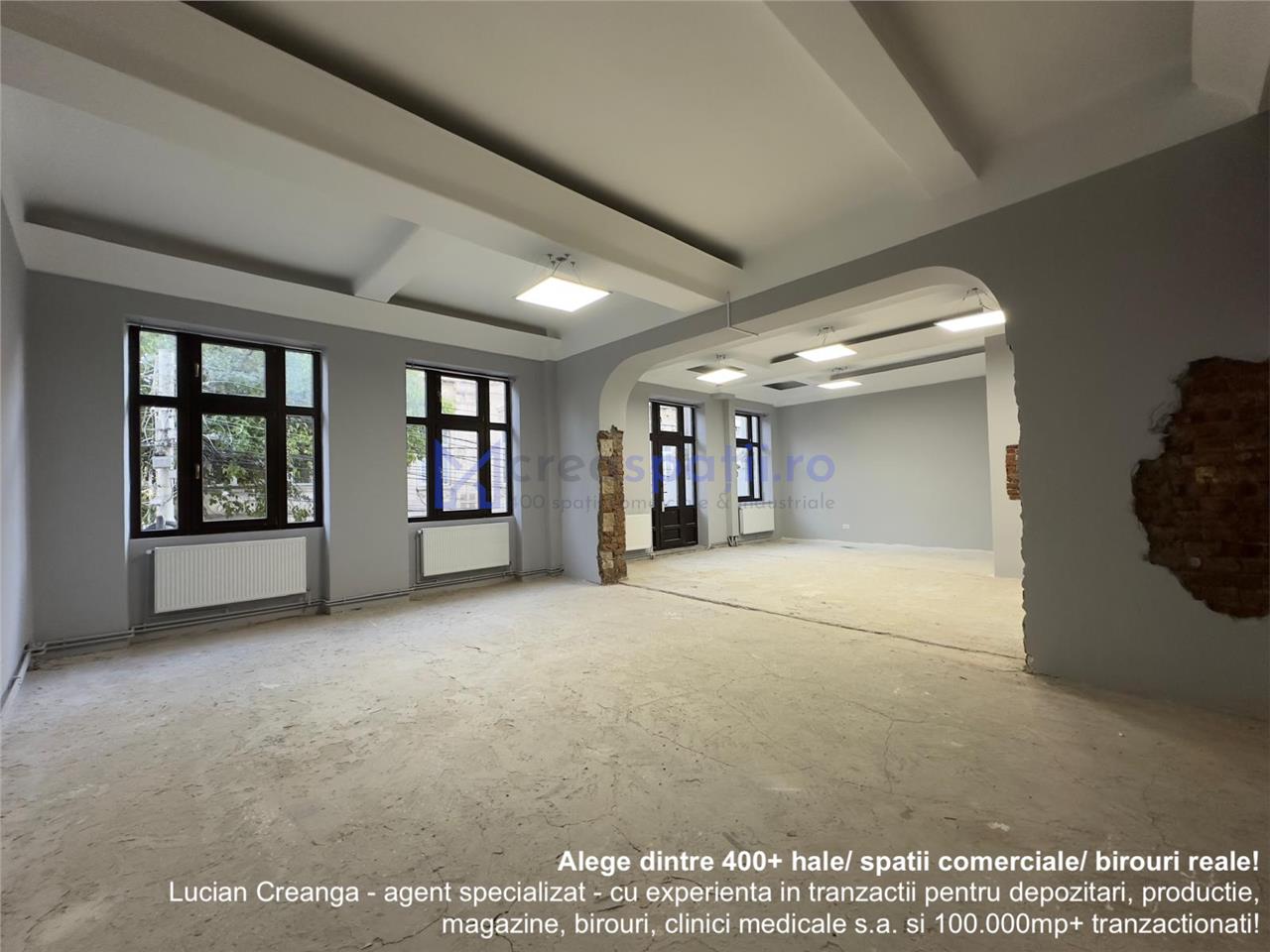 Inchiriere spatiu birouri ultracentrale, cladire unica, 118mp, Cuza Voda