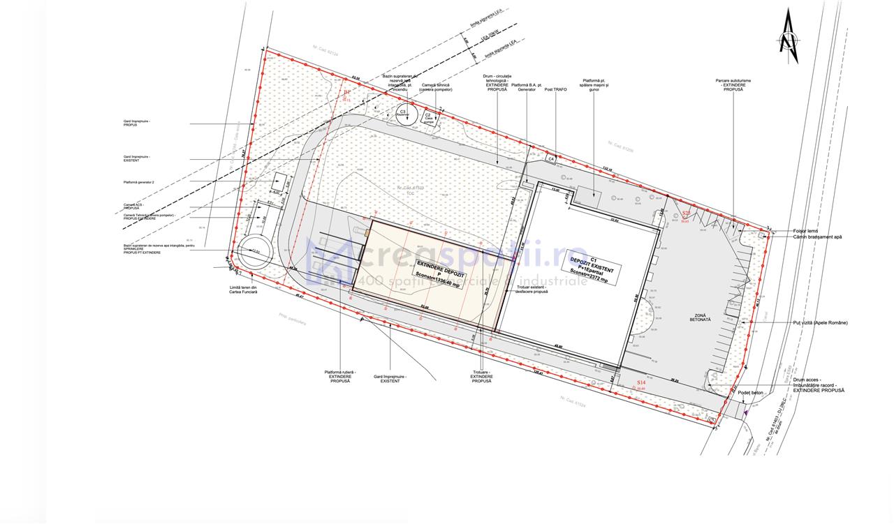 Cladire industriala; productie, logistica; 3026mp, Dumesti