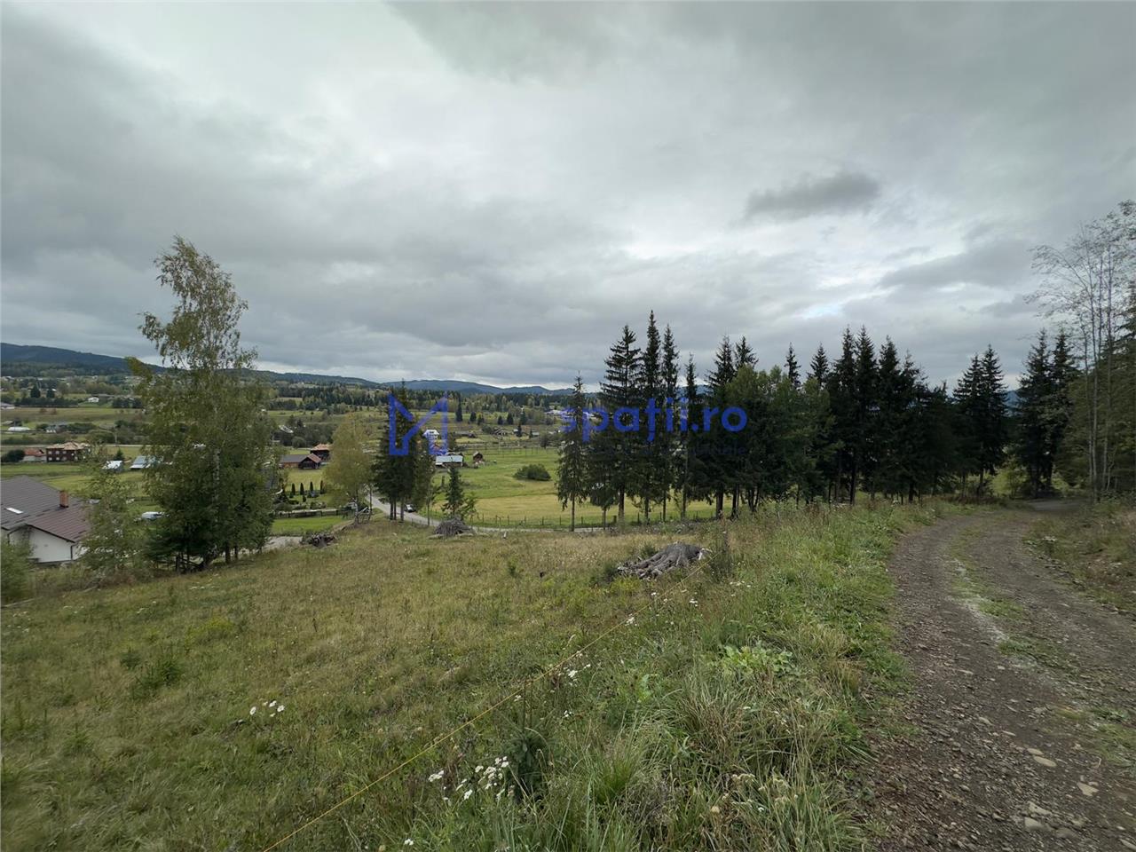 Teren la asfalt si priveliste frumoasa, 1000mp, Neagra Sarului