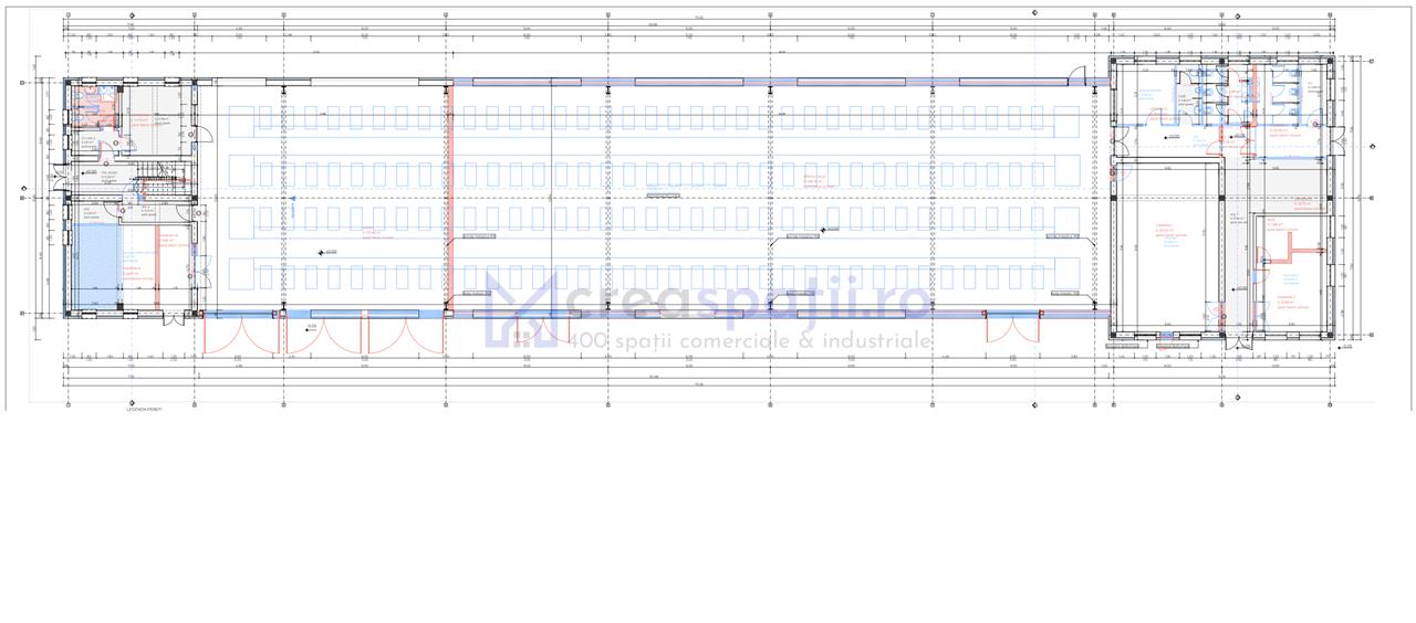 Hala de inchiriat Iasi CUG, 300mp, langa Vama Iasi, Kaufland