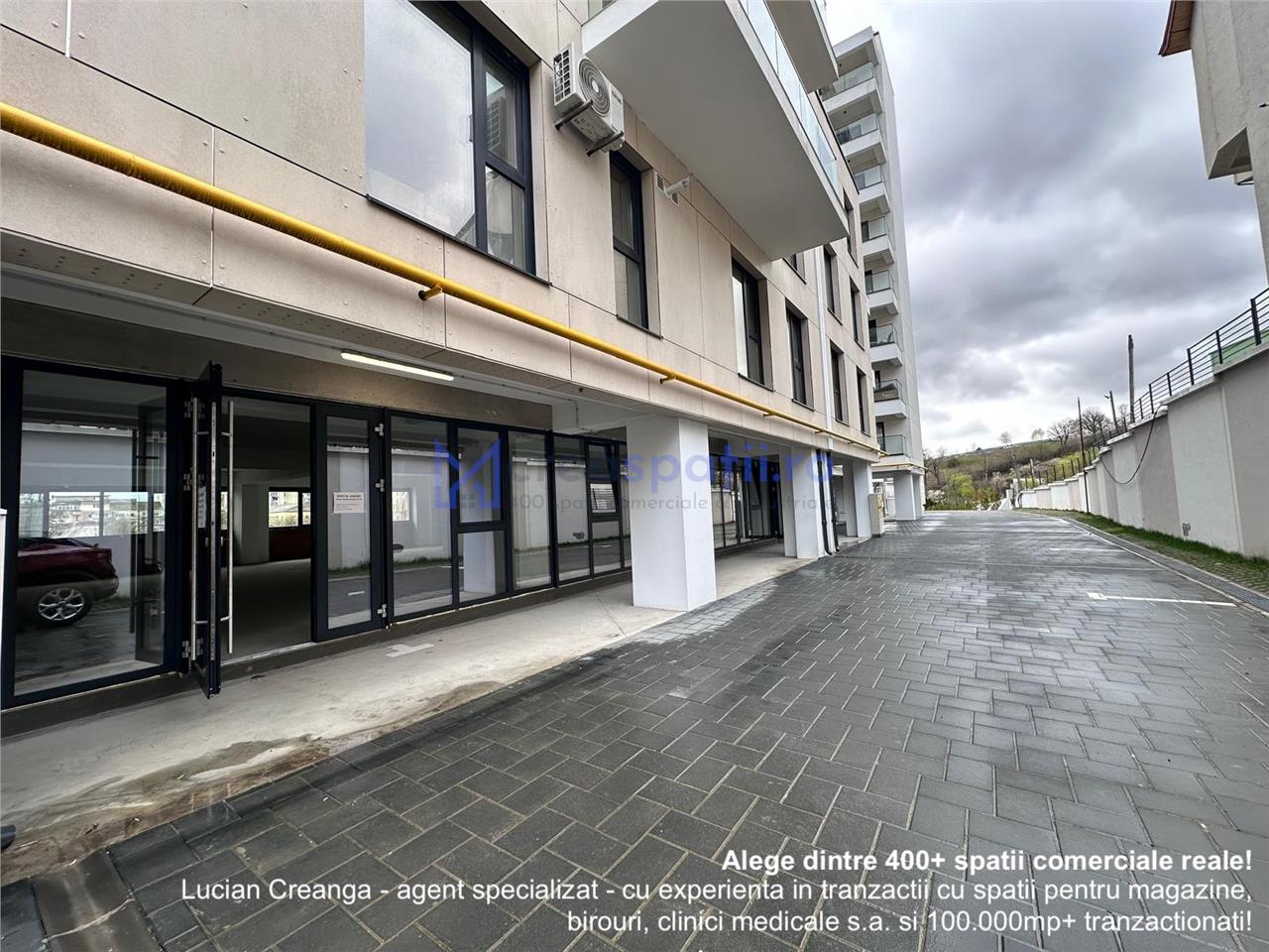 Spatiu comercial Iasi, Pacurari, de la 70mp la 523mp, Alpha Bank