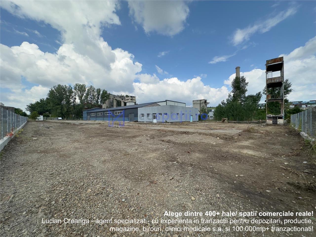 Teren/ platforma de inchiriat de la 500mp la 3000mp, zona Vama Iasi si Kaufland