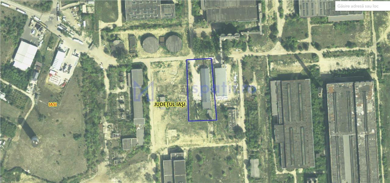 Teren/ platforma de inchiriat de la 500mp la 3000mp, zona Vama Iasi si Kaufland