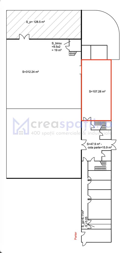 Showroom 107mp langa Carrefour, Kaufland, magazine tehnice