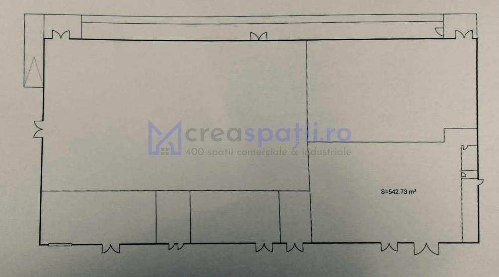 Hala, showroom, langa market, rampa, de la 1000mp la 3000mp