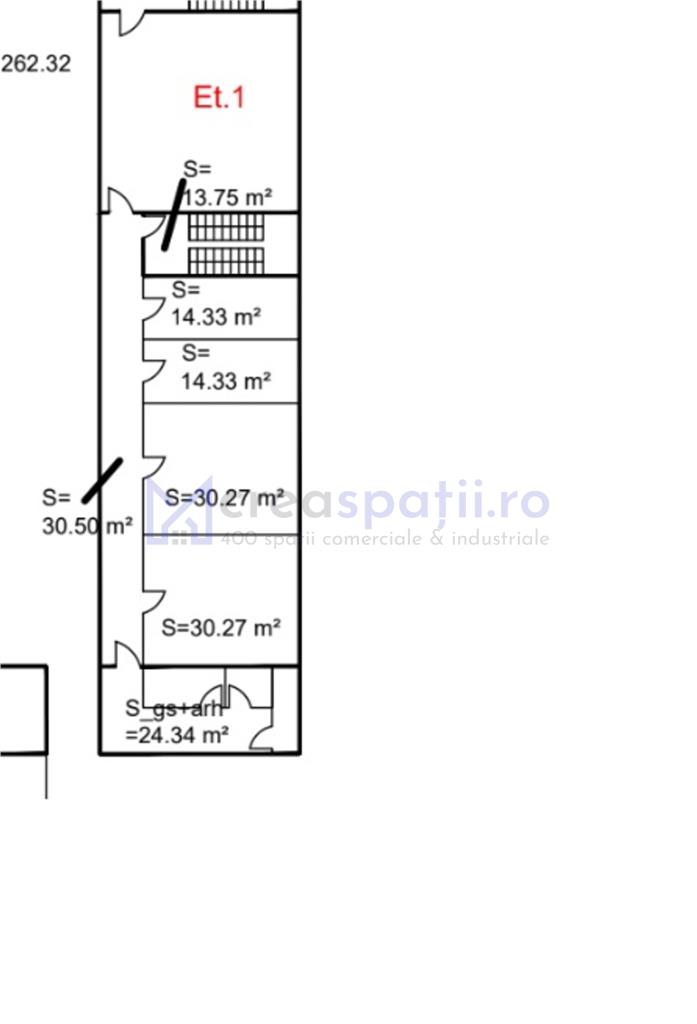 Spatiu birou Iasi Baza Trei, 80mp, langa Carrefour, Kaufland