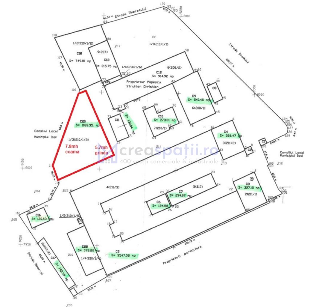 Depozit Iasi Nicolina, 360mp, zona Pasaj Nicolina