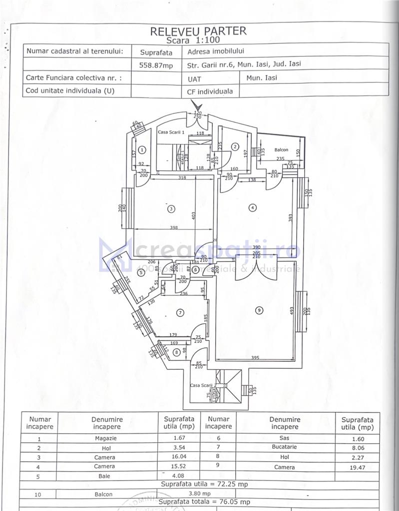 Spatiu comercial de la 75mp la 151mp, parcare, intersectie zona garii