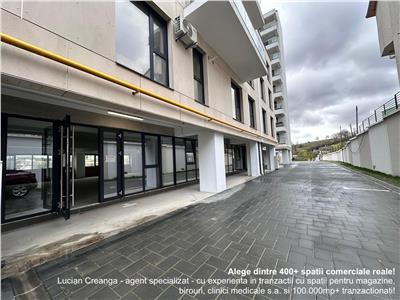 Spatiu comercial Iasi, Pacurari, de la 70mp la 523mp, Alpha Bank