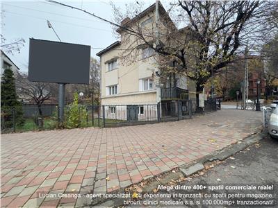Spatiu comercial de la 75mp la 151mp, parcare, intersectie zona garii