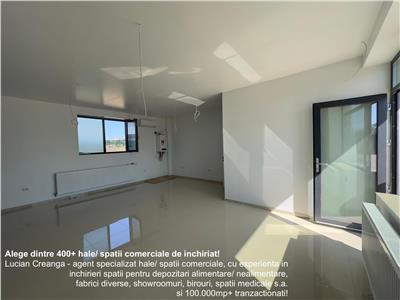 Spatii birouri, showroom, depozit, de la 36mp la 72mp, zona Mall Moldova
